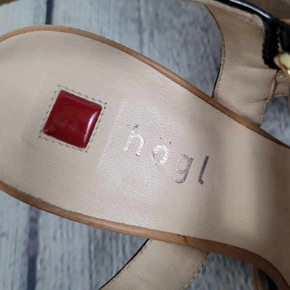 HOGL | strappy leather open toe heeled sandals - Picture 10 of 12